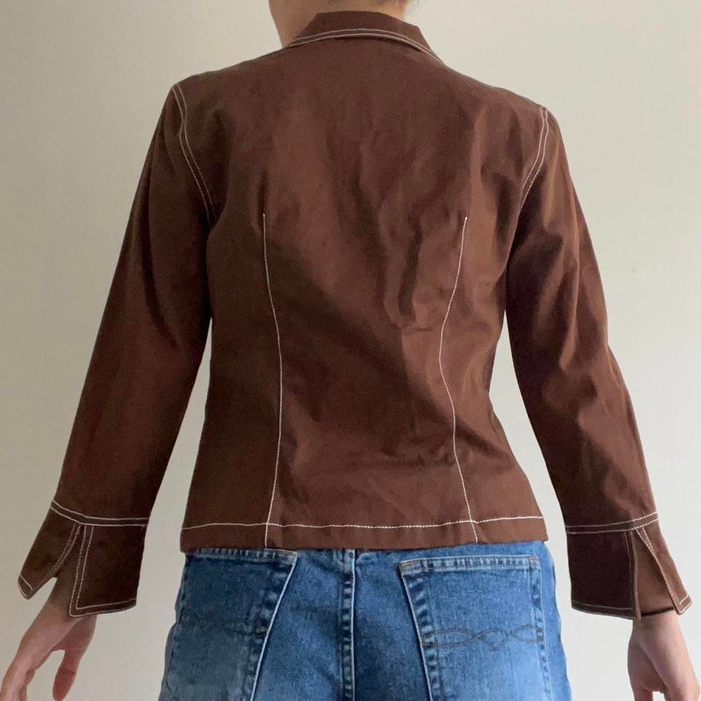 Brown vintage jacket size small - Picture 4 of 8